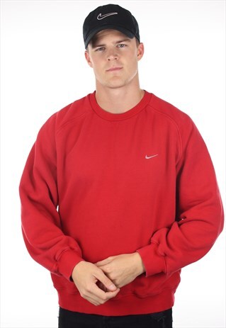 VINTAGE NIKE SMALL LOGO SWEATSHIRT JUMPER
