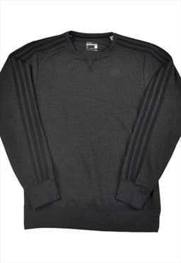Vintage Adidas Crewneck Sweatshirt Grey Small