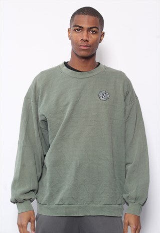 VINTAGE NIKE LOGO SWEATSHIRT GREEN