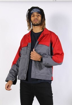 Vintage 90's Workwear Jacket Grey