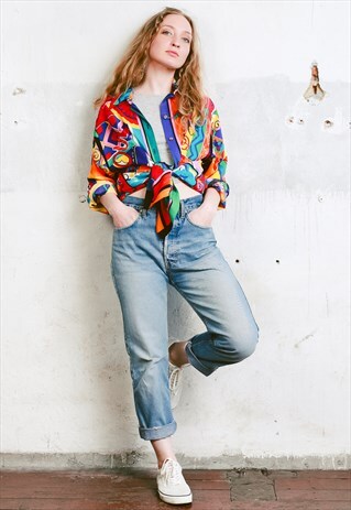 VINTAGE 90S PATTERNED SHIRT