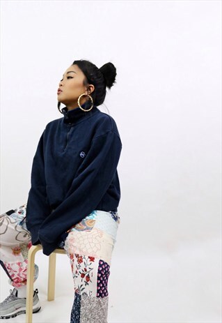 VINTAGE NAUTICA ZIP UP JUMPER SWEATER SWEATSHIRT