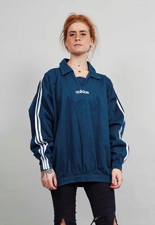 VINTAGE SUPER OVERSIZED ADIDAS ANORAK/SWEATER