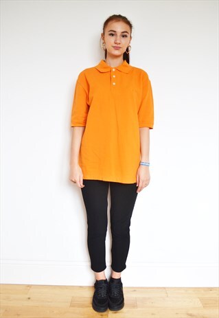 RARE VINTAGE COURREGES ORANGE BOYFRIEND SHIRT