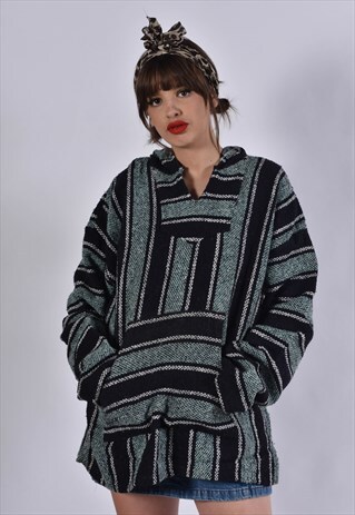 VINTAGE BAJA MEXICAN HOODIE
