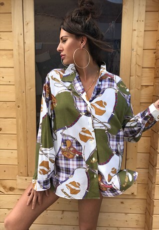 OVERSIZED RETRO 90S 80S VINTAGE UNISEX FESTIVAL SHIRT