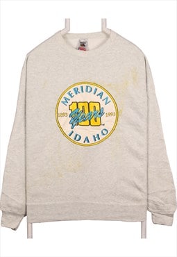 Vintage 90's Fruit of the Loom Sweatshirt Jumper Crewneck