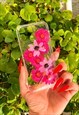IPHONE 12 AND PRO 12 PRO DRIED FLOWERS CLEAR PHONE CASE