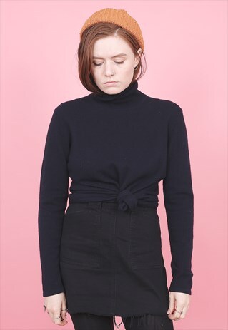 VINTAGE RALPH LAUREN WOOL TURTLENECK JUMPER /R2047