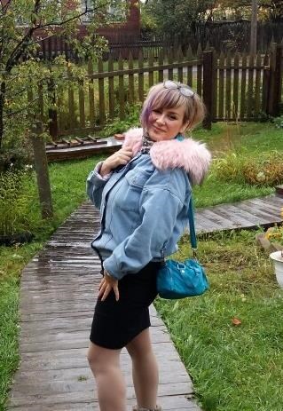FAUX FUR WINTER DENIM JACKET