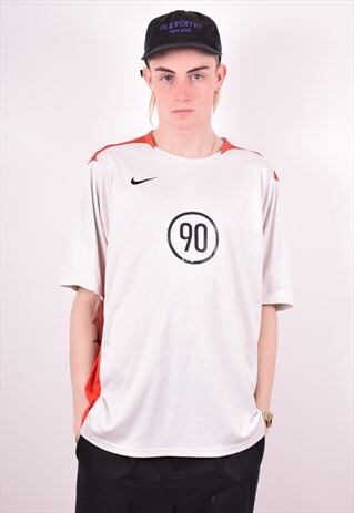 NIKE MENS VINTAGE T-SHIRT TOP XL WHITE 90'S