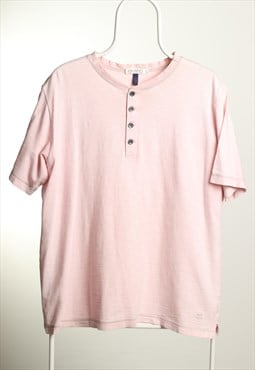 Vintage DKNY Polo Shirt Logo Pink