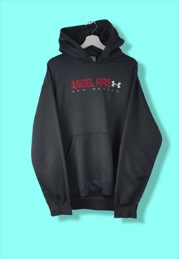 Vintage Under Armour Y2K Hoodie Sweatshirt Angel Fire