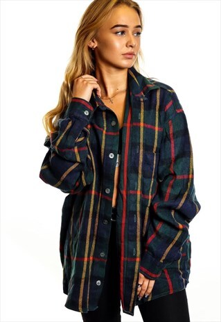 VINTAGE FLANNEL SHIRT S794