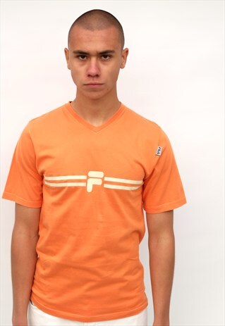 fila shirt orange