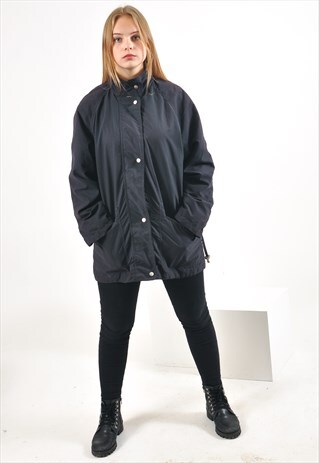 VINTAGE PARKA JACKET IN BLACK