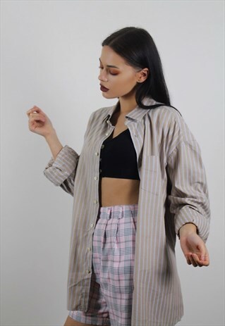 VINTAGE BEIGE TOMMY HILFIGER SHIRT