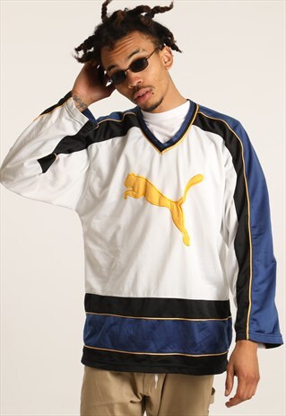 VINTAGE PUMA EMBROIDERED LOGO SWEATSHIRT