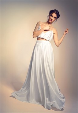 Wedding/ evening skirt and short top perfect for brides