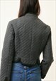 70S VINTAGE TYROL DIRNDL WOOL MAXI SLEEVE MIDI BLAZER 4757