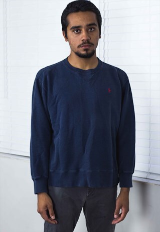 VINTAGE POLO SPORT RALPH LAUREN SWEATSHIRT JUMPER LOGO 16.4