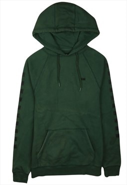 Vintage 90's VANS Hoodie Drawstring Pockets Pullover Green