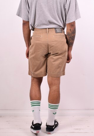 LEVI'S MENS VINTAGE SHORTS W30 BEIGE 90S