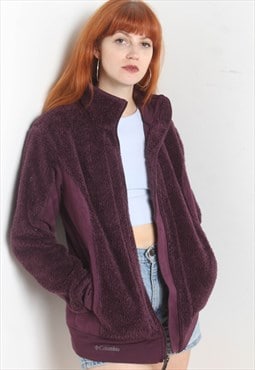 Vintage Columbia Fleece Jacket Purple 