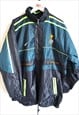 Vintage NIKE Windbreaker Raincoat Sports Jacket Hood Parka