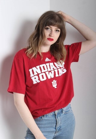 VINTAGE ADIDAS INDIANA T-SHIRT RED