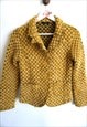 Vintage Petite Blazer Jacket Cardigan Top Suit