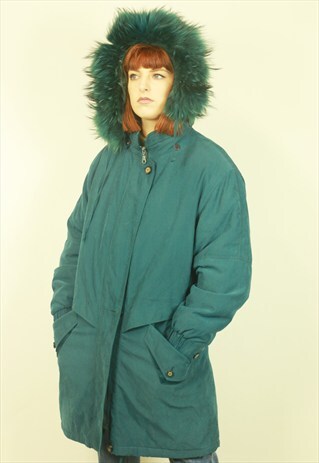 VINTAGE GREEN PARKA JACKET