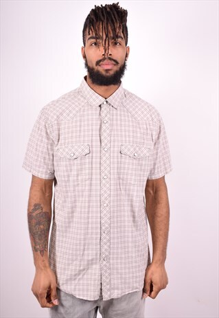 LEVI'S MENS VINTAGE SHIRT XL GREY 90'S
