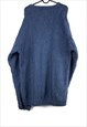 VINTAGE CHAPS RALPH LAUREN JUMPER IN BLUE XL