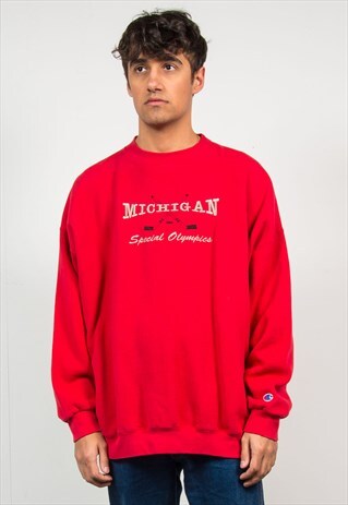CHAMPION SWEATSHIRT MICHIGAN SPECIAL OLYMPICS