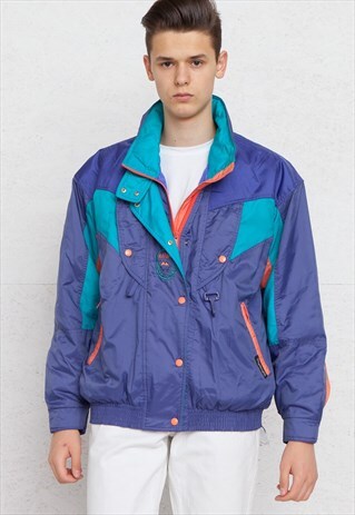 VINTAGE BLUE PURPLE JACKET