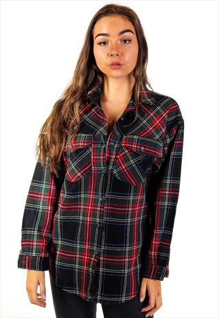 VINTAGE FLANNEL SHIRT S924