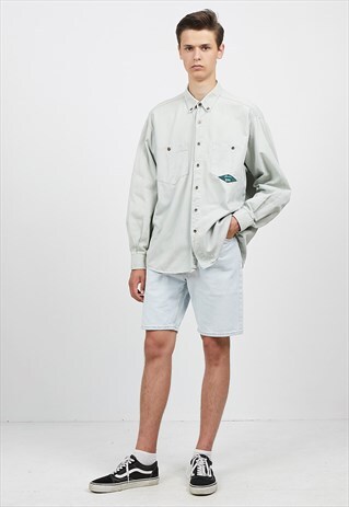 VINTAGE GREY LEE LONG SLEEVE SHIRT