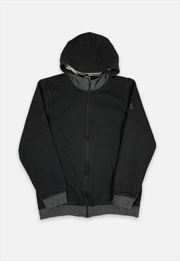 Vintage Adidas black zip hoodie 