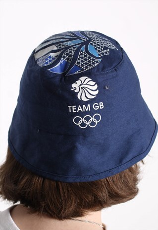 VINTAGE TEAM GB OLYMPICS CAP HAT BLUE
