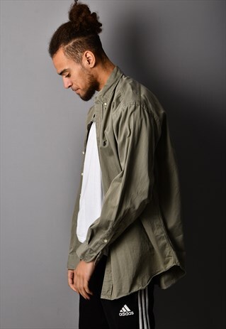 GREEN RALPH LAUREN SHIRT RL8718