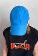 VINTAGE Y2K ICONIC SPORTY BASEBALL CAP IN CERULEAN BLUE