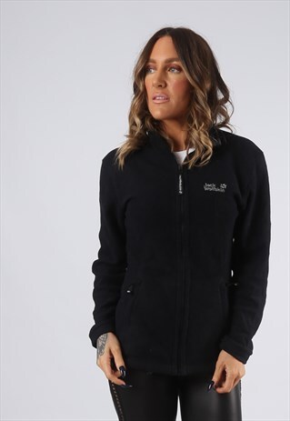 FLEECE JACKET ZIP UP JACK WOLFSKIN VINTAGE UK 8 (GJ4L)