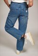 VINTAGE CARPENTER JEANS (29) BLUE WORK SKATER BOYFRIEND 90S