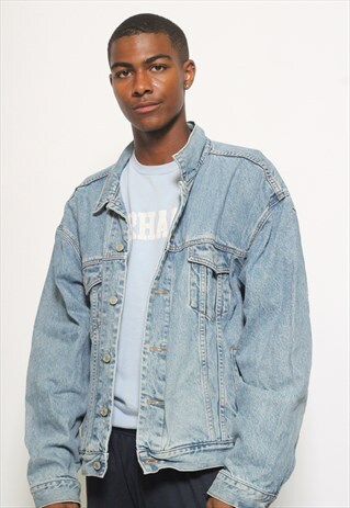 VINTAGE GAP BLUE JEANS WASHED DENIM JACKET