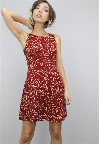 VINTAGE 90S PATTERNED SUMMER DRESS
