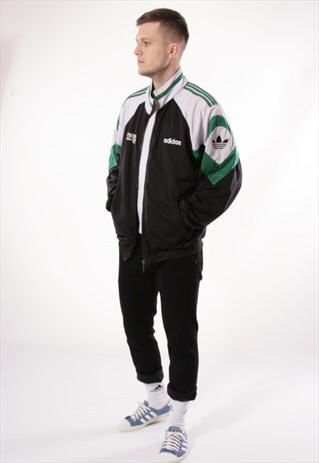 VINTAGE VTG RARE ADIDAS LOGO TRACK JACKET 13176