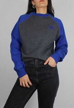 Vintage Adidas Sweatshirt Jumper w Logo Front