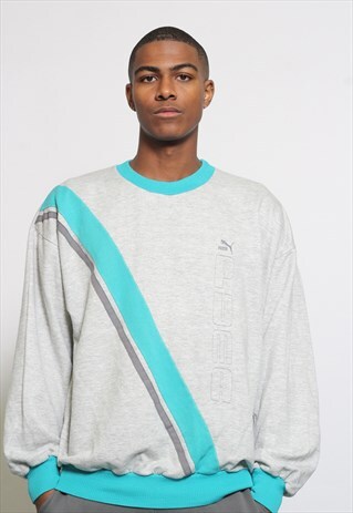 VINTAGE PUMA GREY SWEATSHIRT