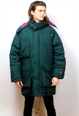 1990'S VINTAGE LONG LENGTH PUFFA COAT